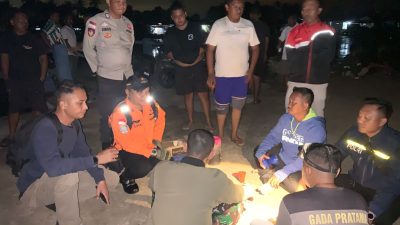 Tim Gabungan Polres Bintan Lakukan Pencarian Nelayan Hilang di Perairan Busung saat Mencari Udang